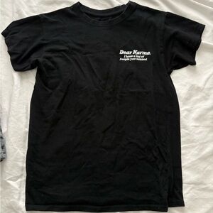 black Dear Karma tshirt